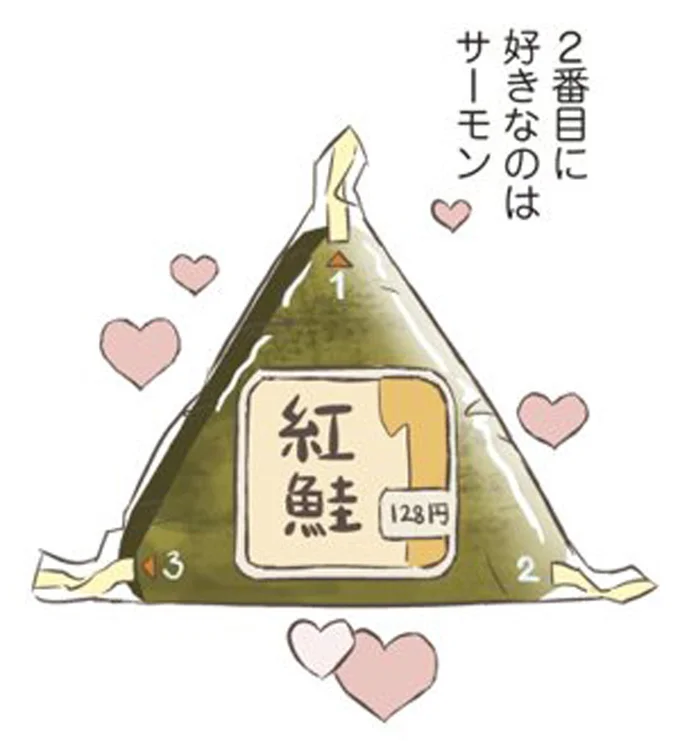 2番目に好きなのはサーモン