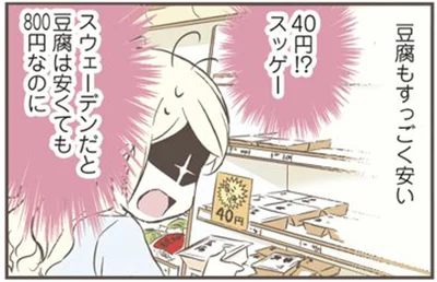 豆腐もすっごく安い