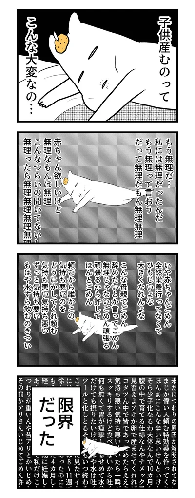 子ども産むのってこんな大変なの…