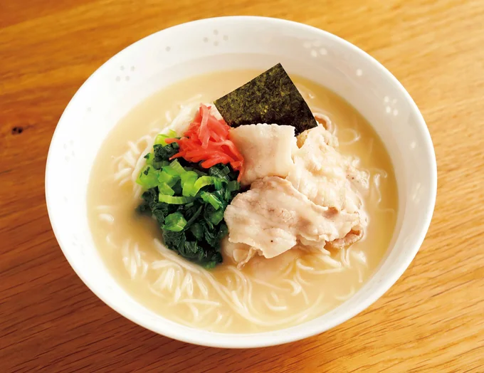 冷やしとんこつラーメン風そうめん