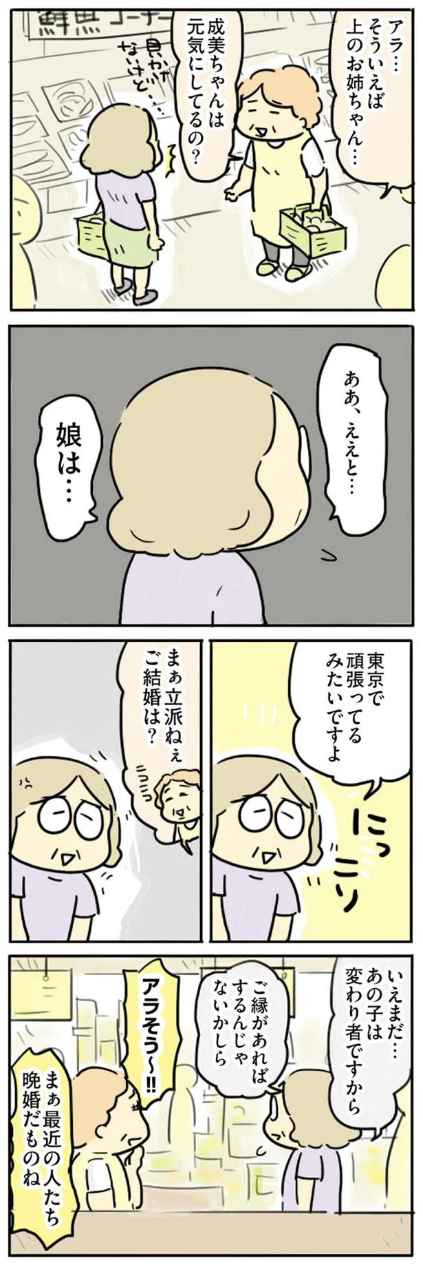 まぁ立派ねぇ　ご結婚は？