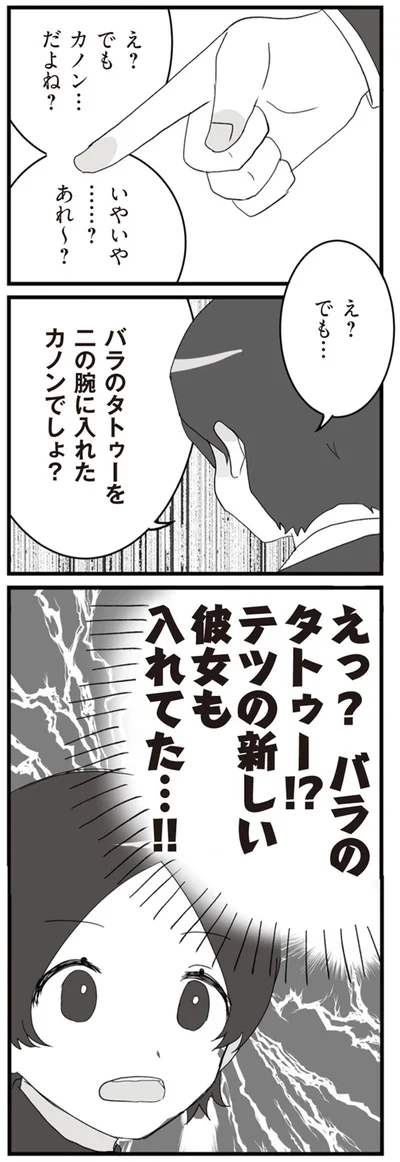 えっ？　バラのタトゥー！？