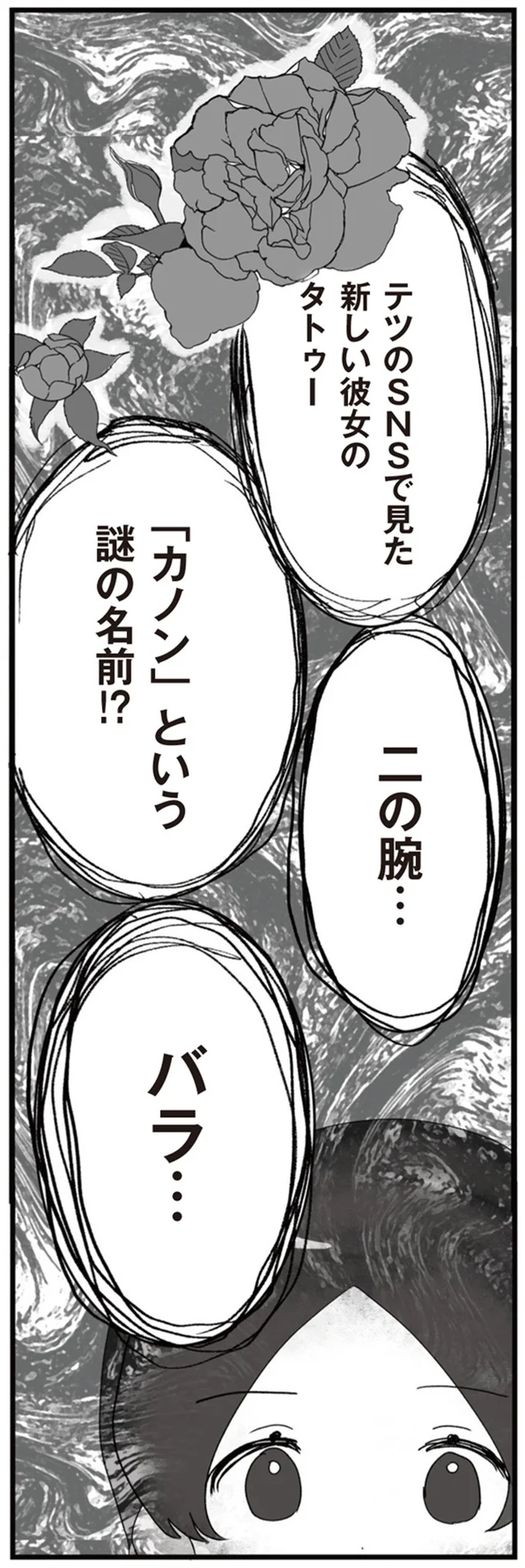 二の腕…　バラ…