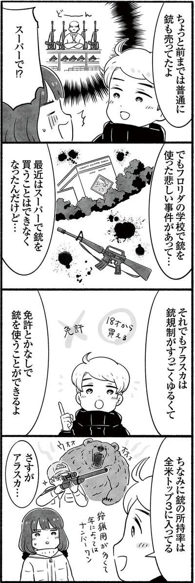 ちょっと前までは普通に銃を売ってたよ