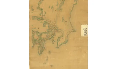 伊能中図の「関東」図（模写）