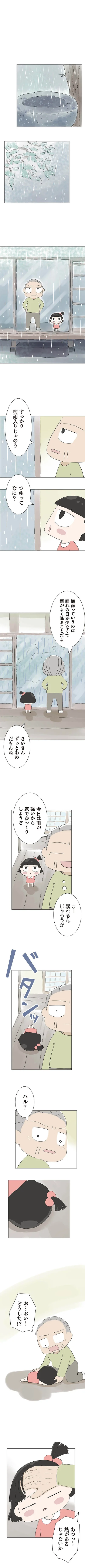 『ハルとゲン〜70歳、はじめての子育て〜』より
