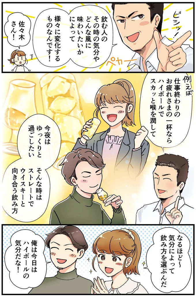 気分によって飲み方を選ぶんだ