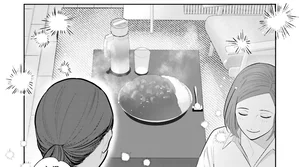 「食べてほしいんです！」ご近所さんに誘われたお夕飯は、大量のカレーと温泉たまご！／作りたい女と食べたい女 1（8）