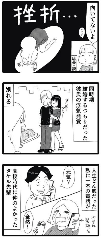 挫折…