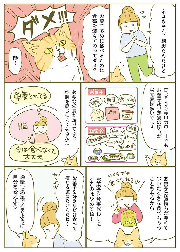 適量で満足できるように自分を変えよう