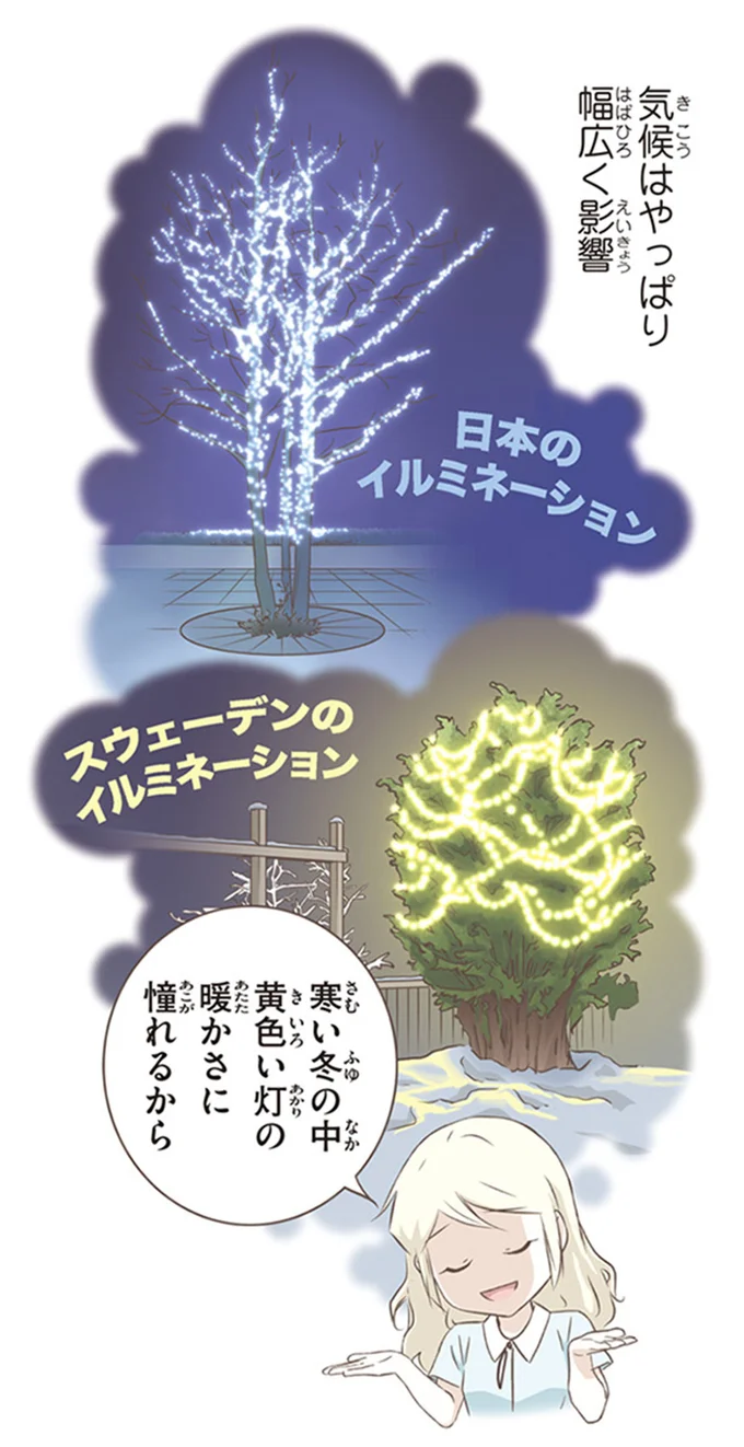 寒い冬の中　黄色い灯の暖かさに憧れるから