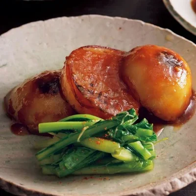 「焼きかぶみそ煮」