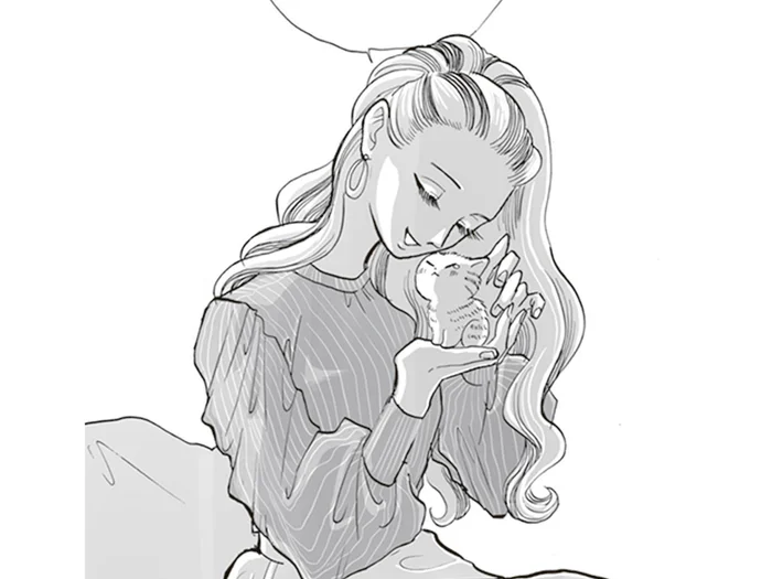 小さな背中に寂しさが滲んでる。なんとかこの子猫の居場所になりたい！／トラと陽子（1）
