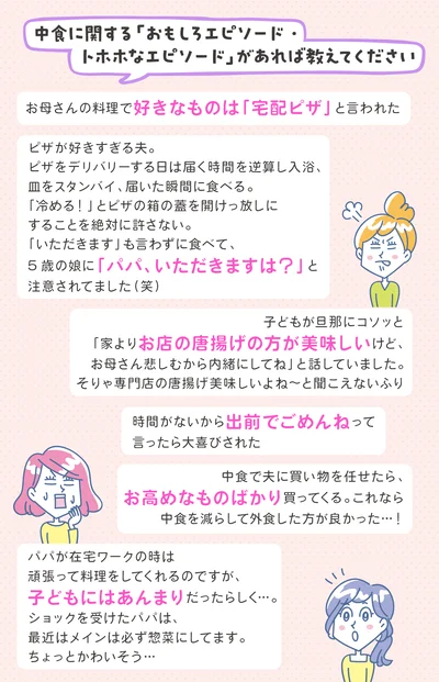 中食のおもしろエピソード