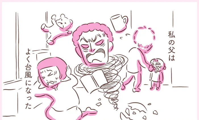 感情的になりたくないのに！怒ると「台風」になる父娘の苦悩／アゴが出ている私が彼氏に救われるまで（7）