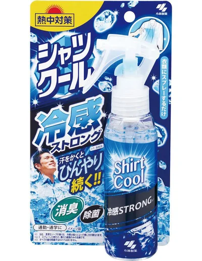 熱中対策 シャツクール 100ml￥550／小林製薬