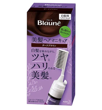 ブローネ 美髪ヘアマニキュア 全6色 各￥1,027（編集部調べ）／花王