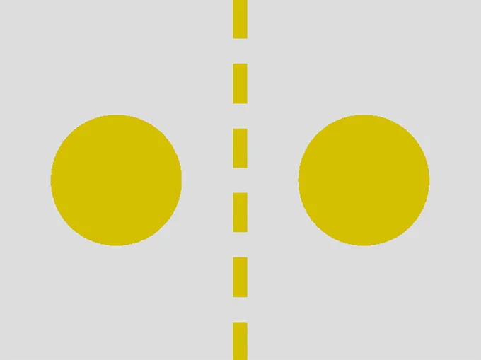 シンメトリー構図