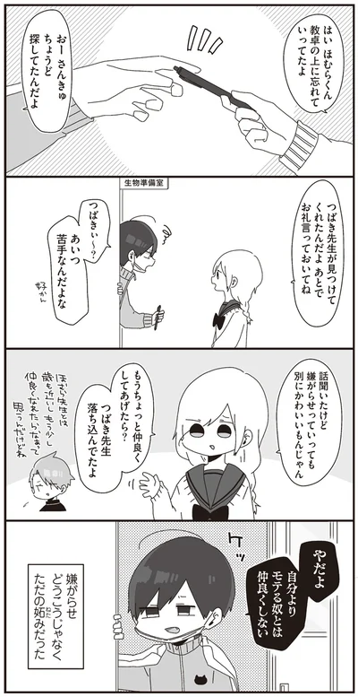 自分よりモテる奴とは仲良くしない