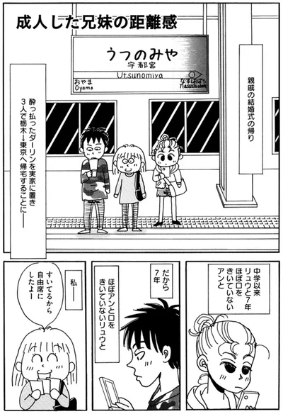 親戚の結婚式の帰り