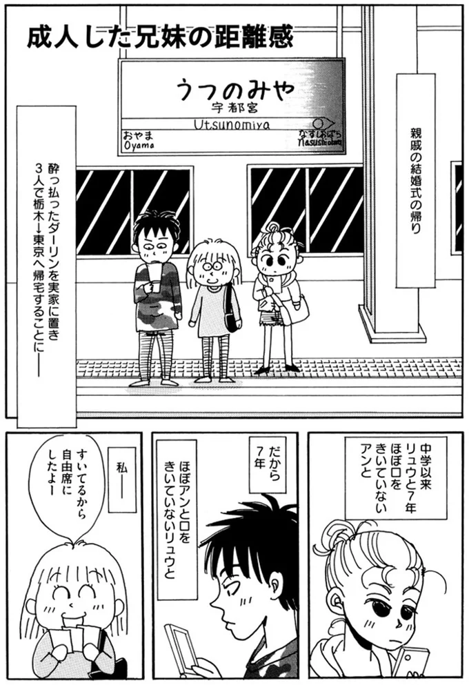 親戚の結婚式の帰り