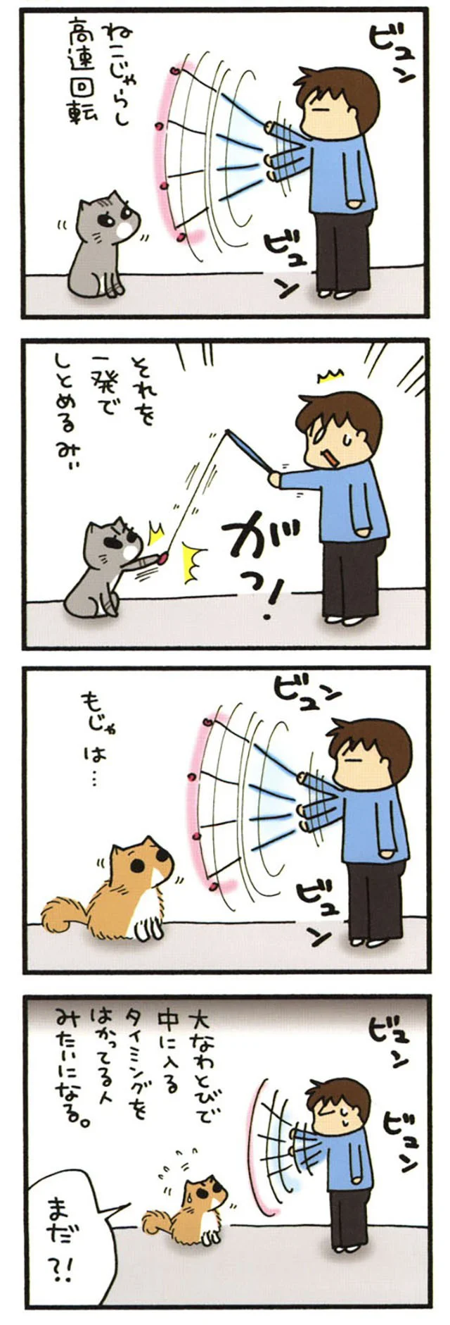 高速回転を克服できないもじゃ
