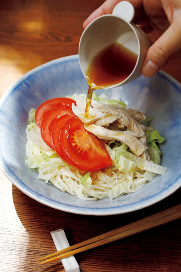 「ぶっかけサラダそうめん」