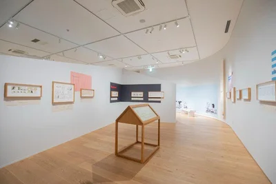 企画展「きみの大好物はなに？」内観。展示は、大きく5つのテーマに分かれている