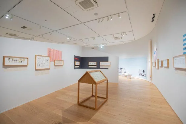 企画展「きみの大好物はなに?」内観。展示は、大きく5つのテーマに分かれている