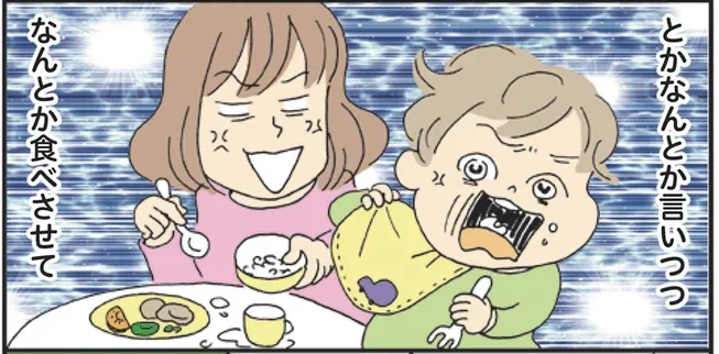 なんとか食べさせて!