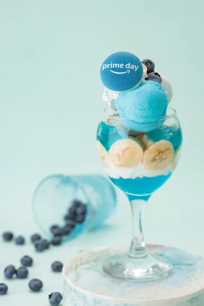 Prime Day Cafe_プライム ブルーパフェ