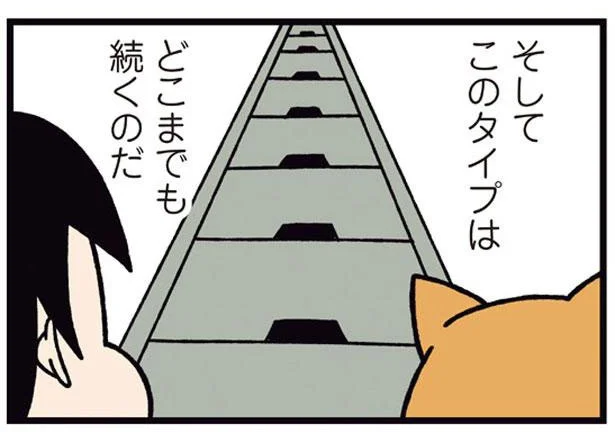 このタイプはどこまでも続くのだ