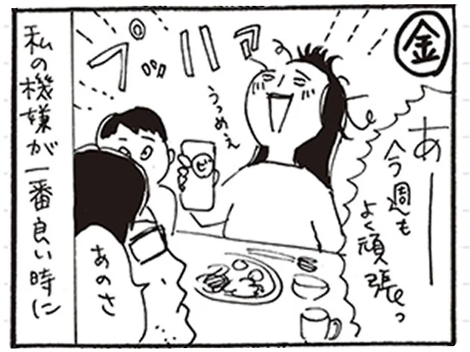 あー 今週もよく頑張っ