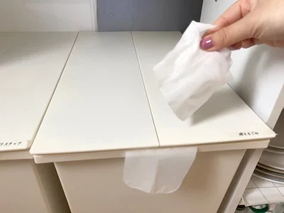使い終えたらフローリングシートを外してポイッと捨てるだけ