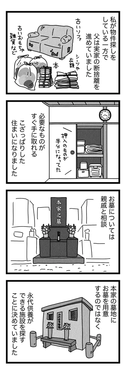 父は実家の断捨離を進めていました