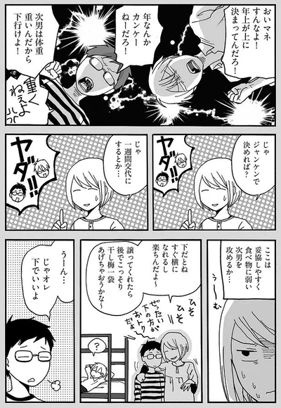 ジャンケンで決めれば？