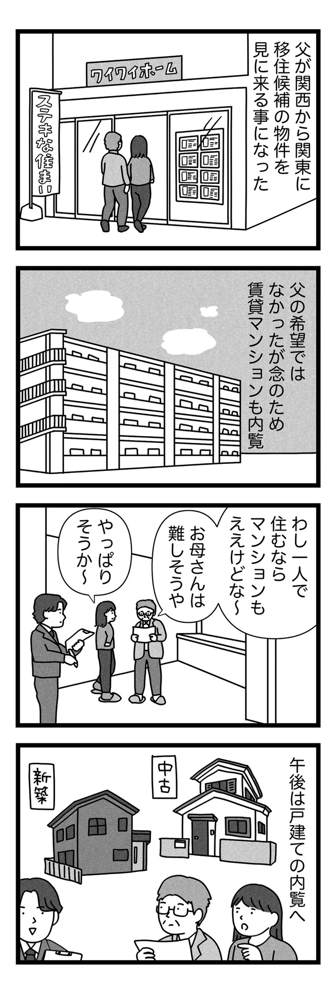 父が関西から関東に移住候補の物件を見に来ることになった