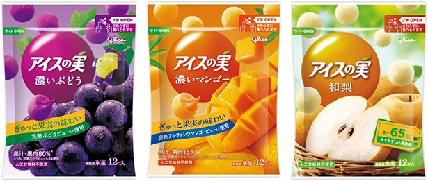 アイスの実 各種(江崎グリコ)