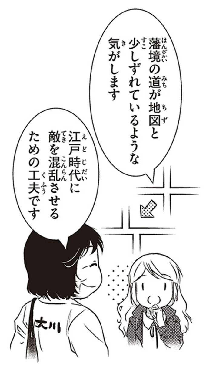 江戸時代に敵を混乱させるための工夫です