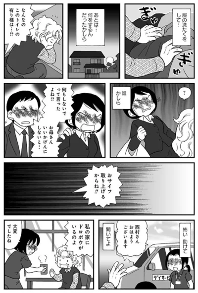 私の家にドロボウがいるのよ