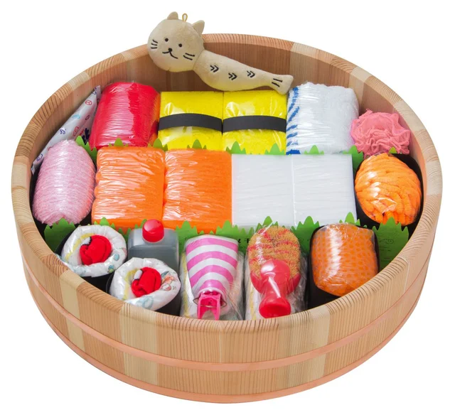 お寿司とおむつがコラボ！ 出産祝いの新定番｢おむつ寿司｣誕生
