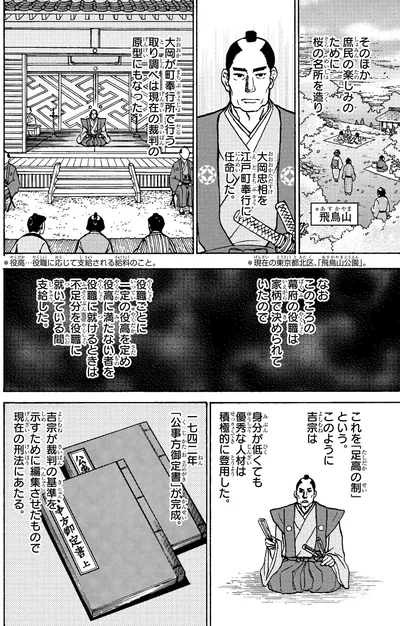 『角川まんが学習シリーズ 日本の歴史 10 花咲く町人文化 江戸時代中期』より