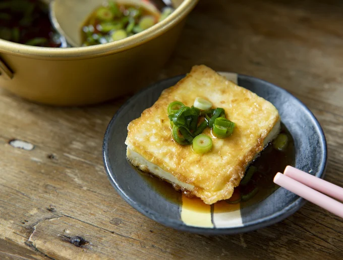 韓国の定番料理、豆腐のジョンは、焼き肉の間のちょっとブレイクにぴったり