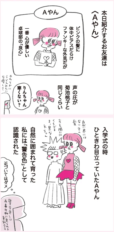 「警告色」として認識された