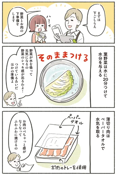 まずは下ごしらえ