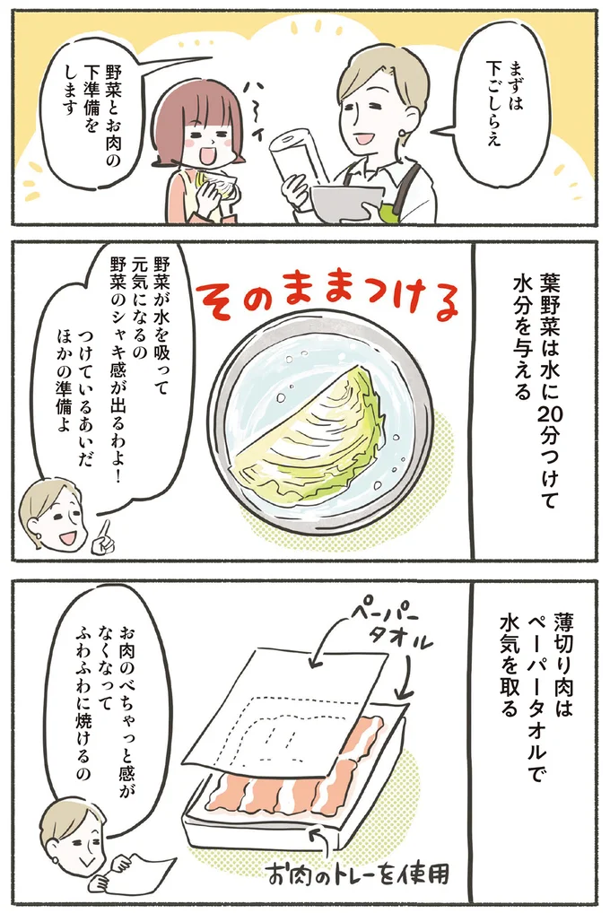 まずは下ごしらえ