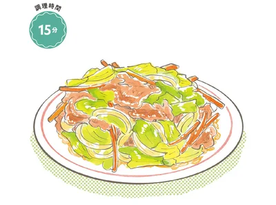 シャキシャキ野菜炒め