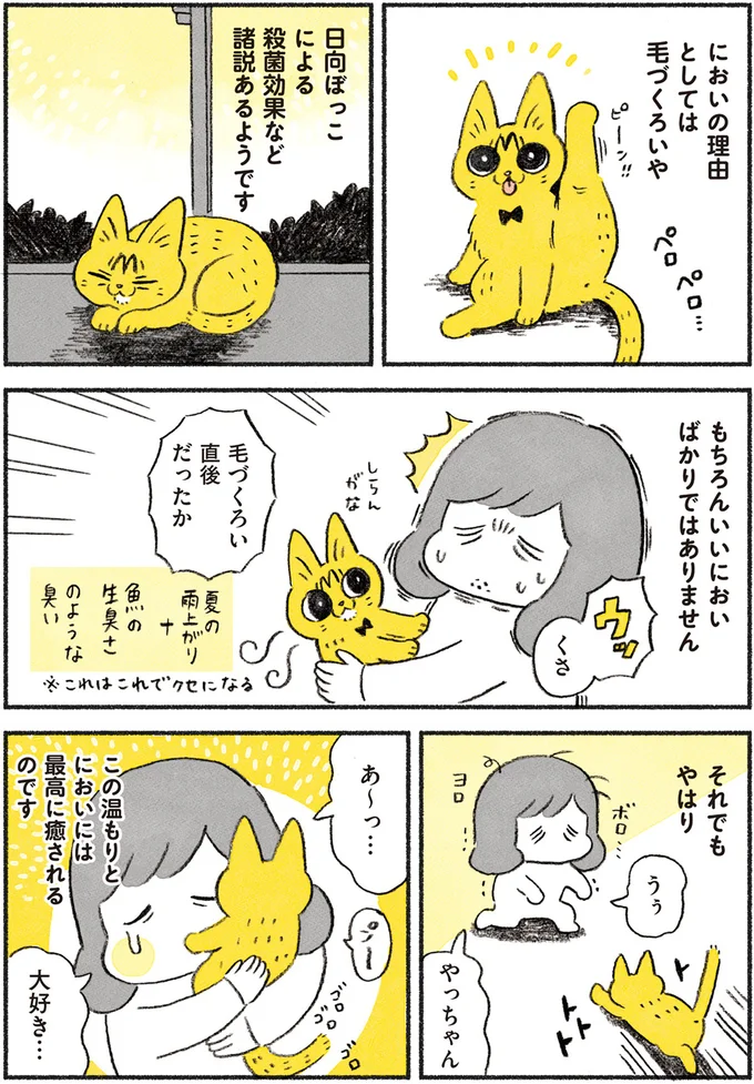ウッくさ　毛づくろい直後だったか