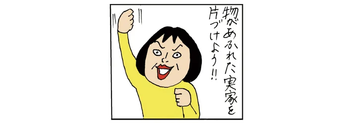 物があふれた実家を片づけよう！と思い立ったカータンさん