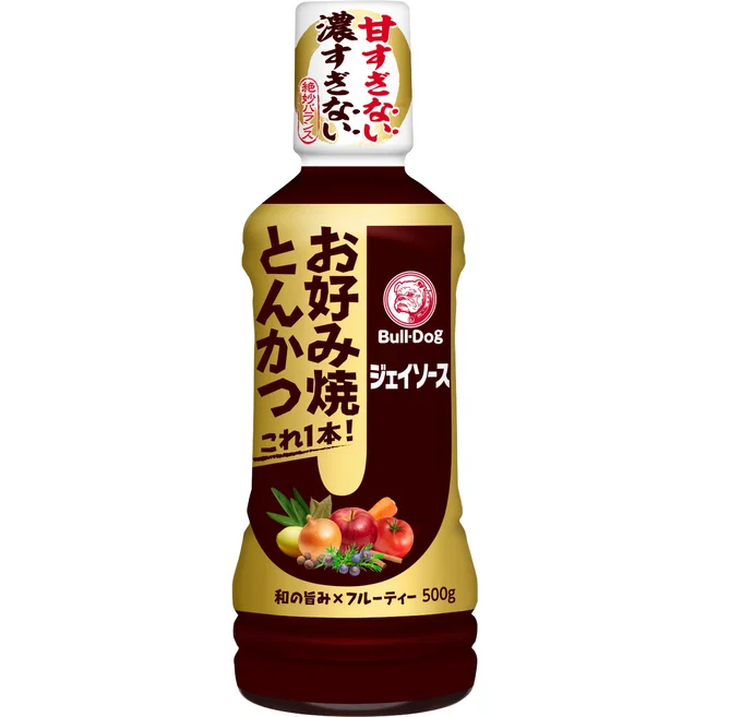 和のうまみ&フルーティで絶妙バランス「ブルドックJソース」